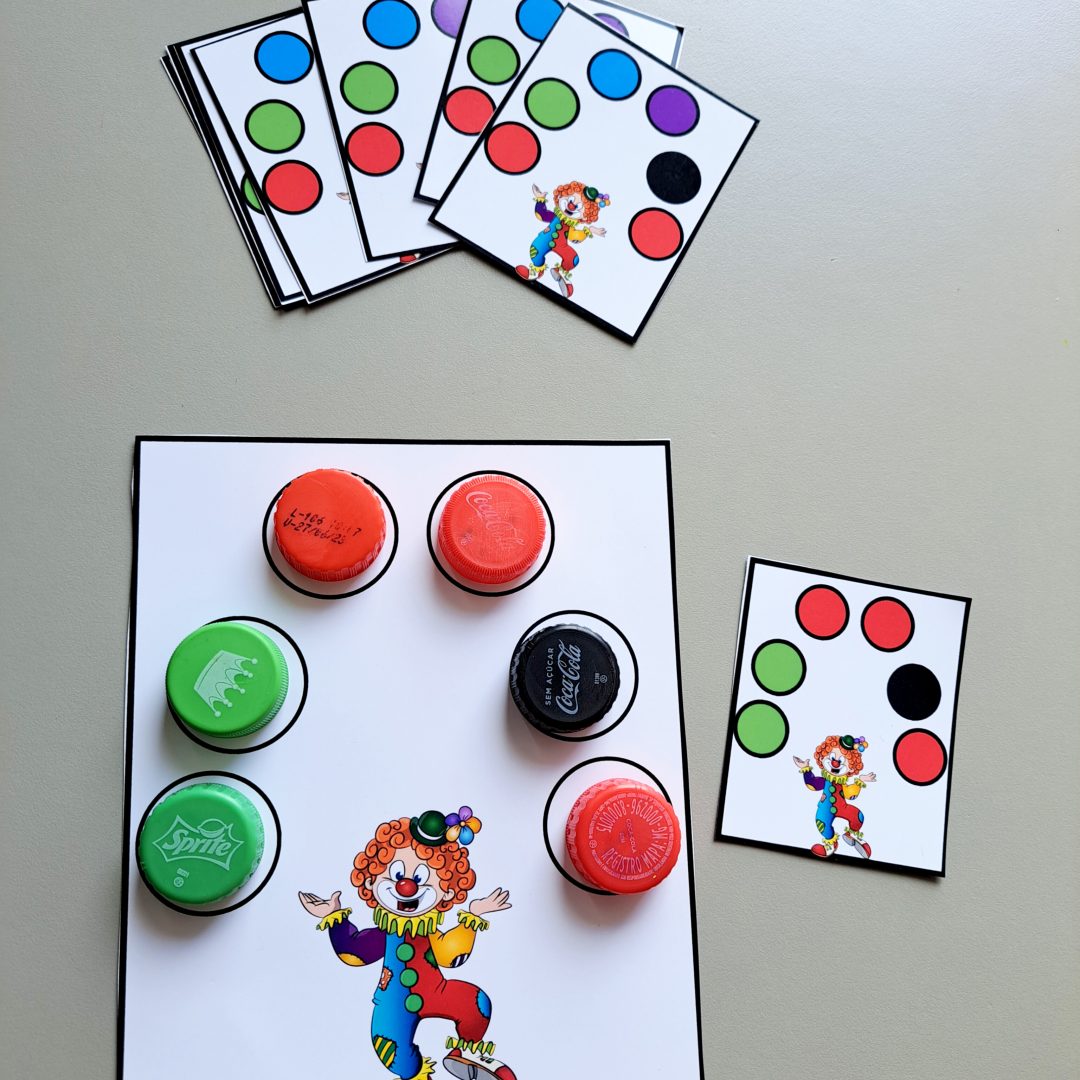 🎪DIA DO CIRCO ATIVIDADE PAREAMENTO DAS CORES 🎪