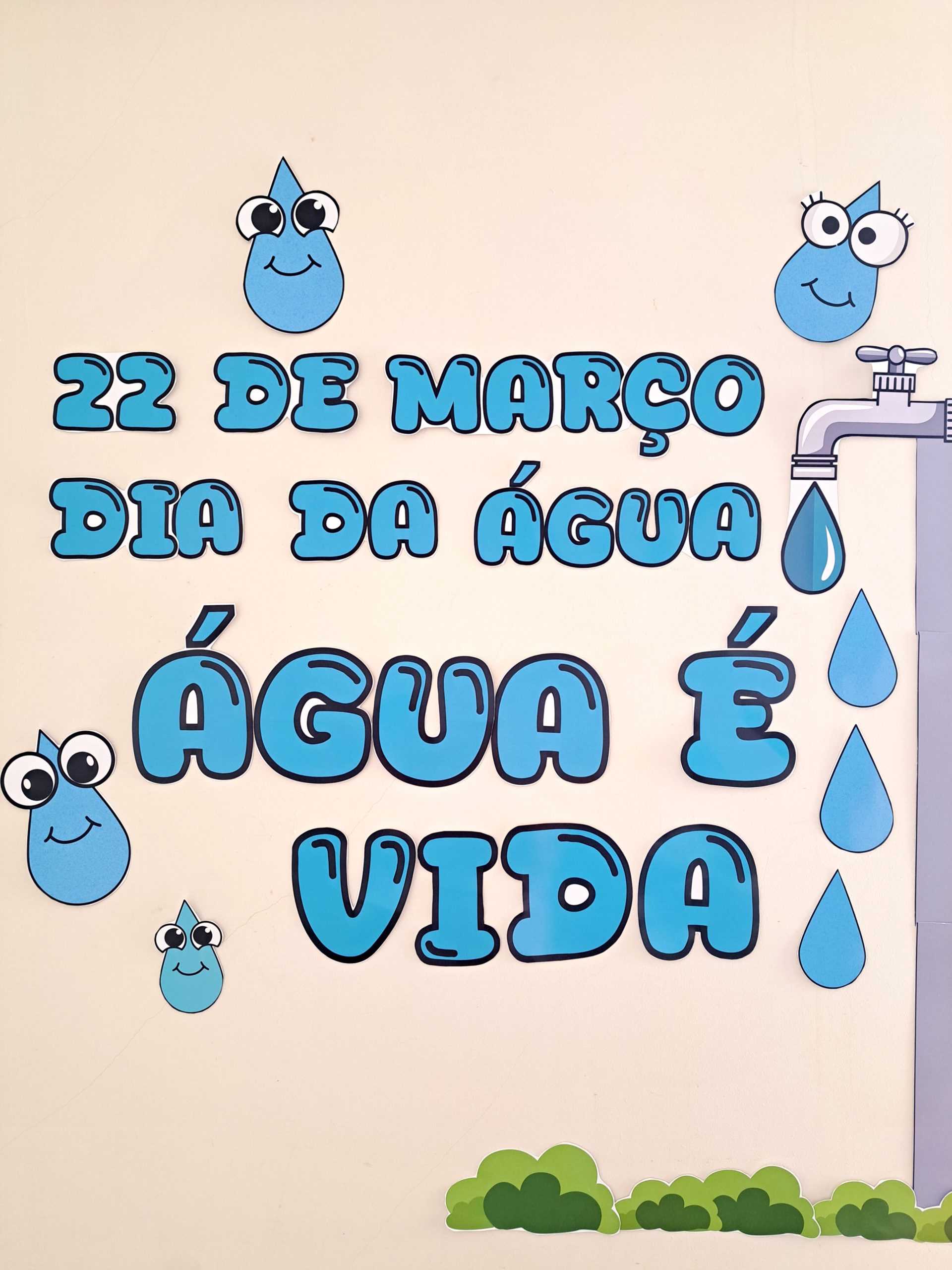 💧PAINEL DIA DA ÁGUA ARQUIVO P/IMPRIMIR – Cantinho ABC Kids