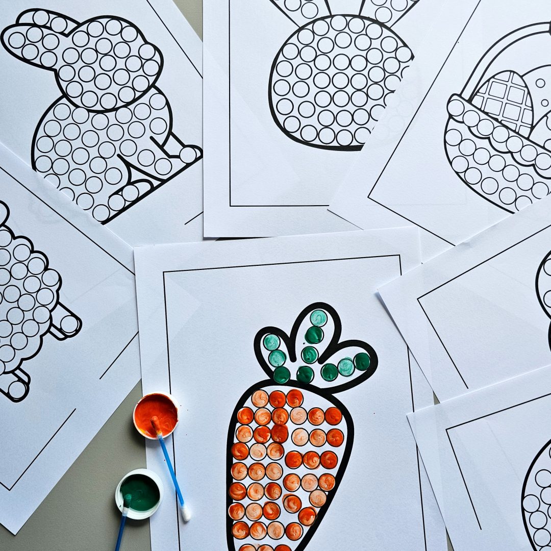 🐰PINTURA COTONETE PÁSCOA 7 PÁGINAS PRONTO PARA IMPRIMIR