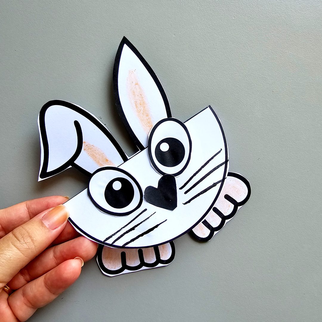 🐰ATIVIDADE DOBRADURA DIVERTIDA COELHINHO PÁSCOA!