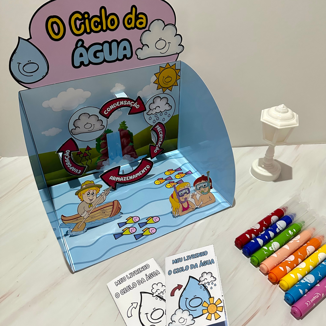 💧DIA DA ÁGUA RECURSO E LIVRINHO PRONTO P/IMPRIMIR