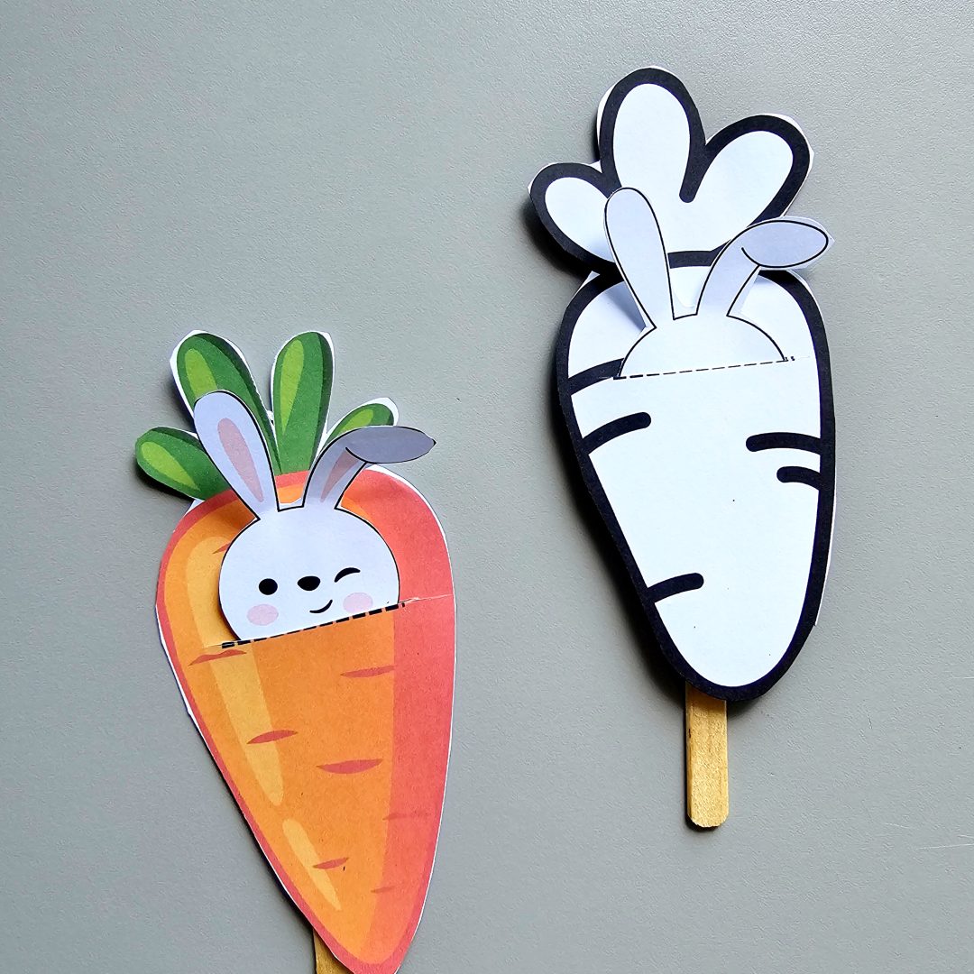 🐰ATIVIDADE PÁSCOA EDUCAÇÃO INFANTIL-COELHINHO SAINDO DA CENOURA🥕
