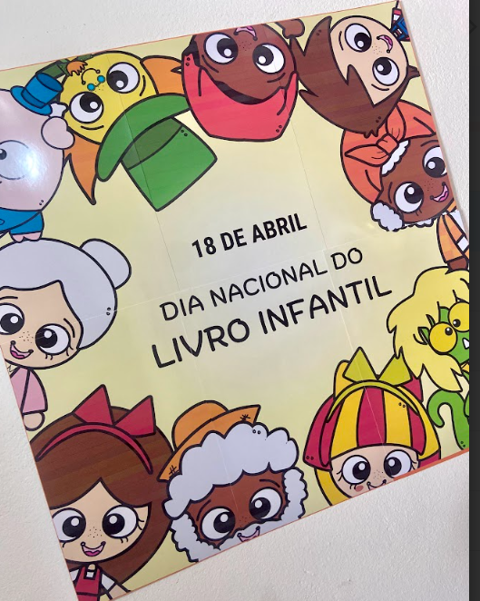 📗O Kit Painel + Lembrancinhas do Tema Dia Nacional do Livro Infantil P/IMPRIMIR