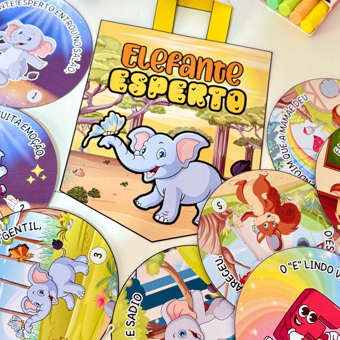 🩷ARQUIVO PARA TRABALHAR  VOGAL E -Sacola para contação de História para trabalhar a Vogal E-PRONTO P/IMPRESSÃO