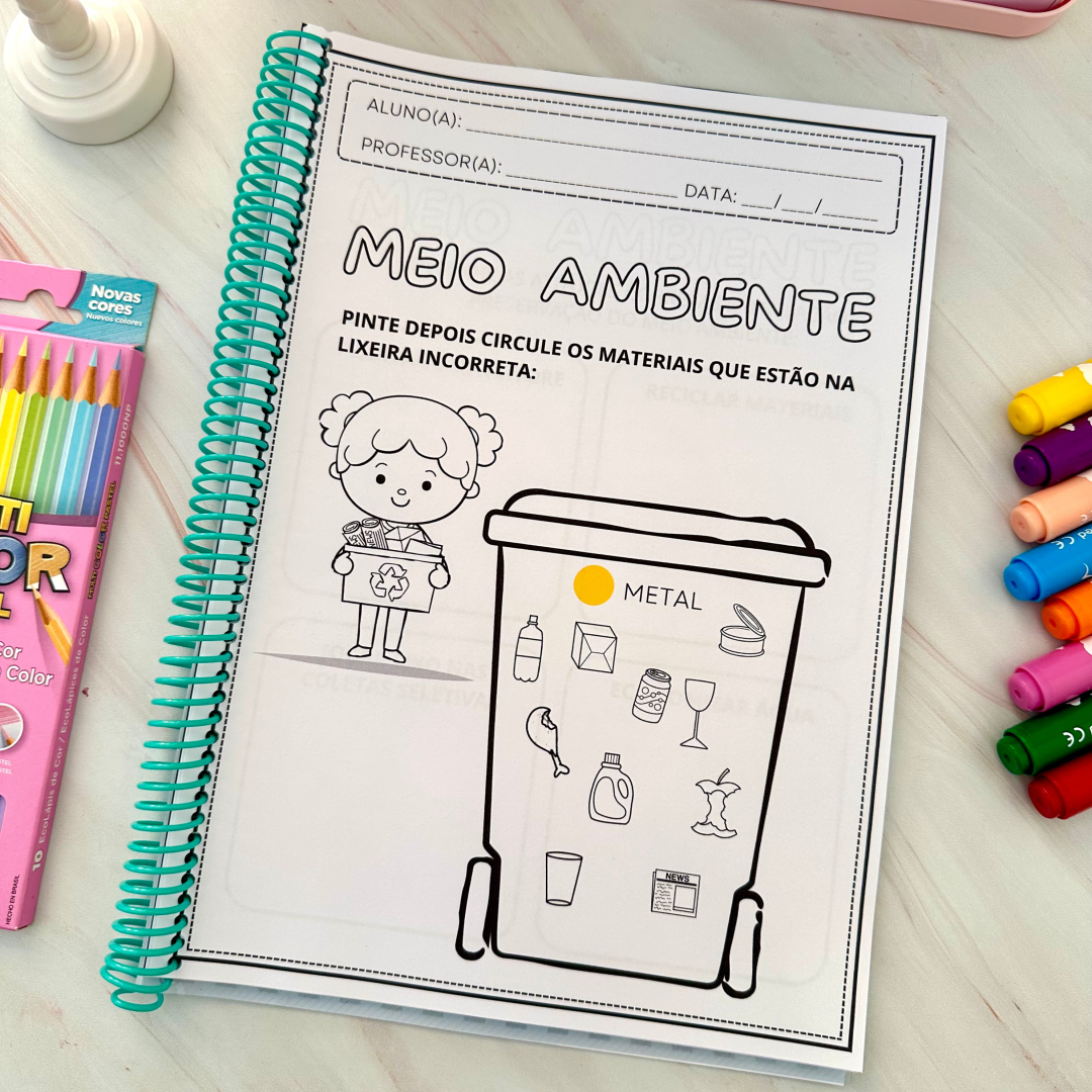 💚ATIVIDADES MEIO AMBIENTE EDUCAÇÃO INFANTIL PRONTO PARA IMPRESSÃO💚22 PÁGINAS