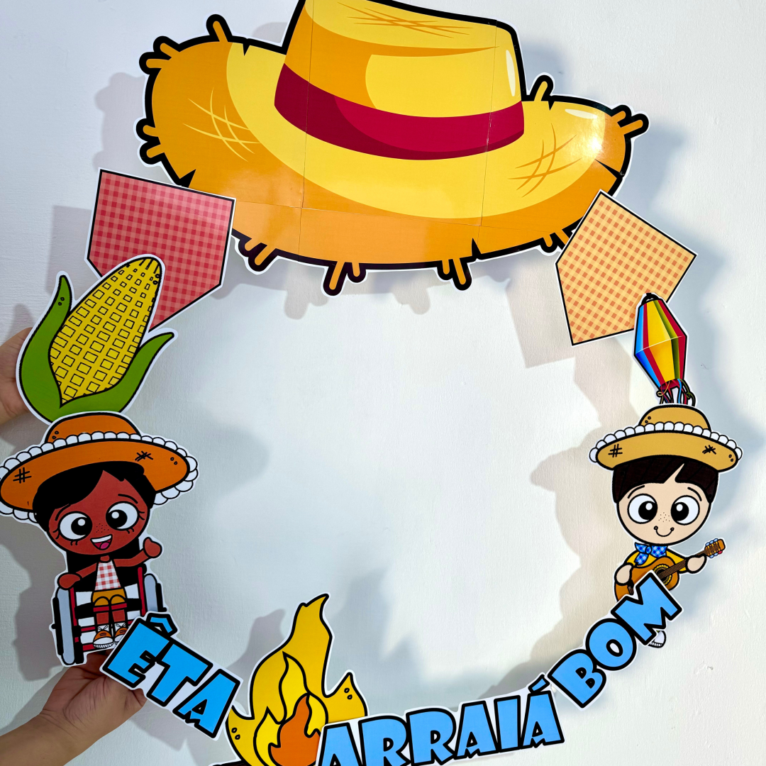 🎉DECORAÇÃO BAMBOLÊ FESTA JUNINA NA ESCOLA PRONTO PARA IMPRESSÃO