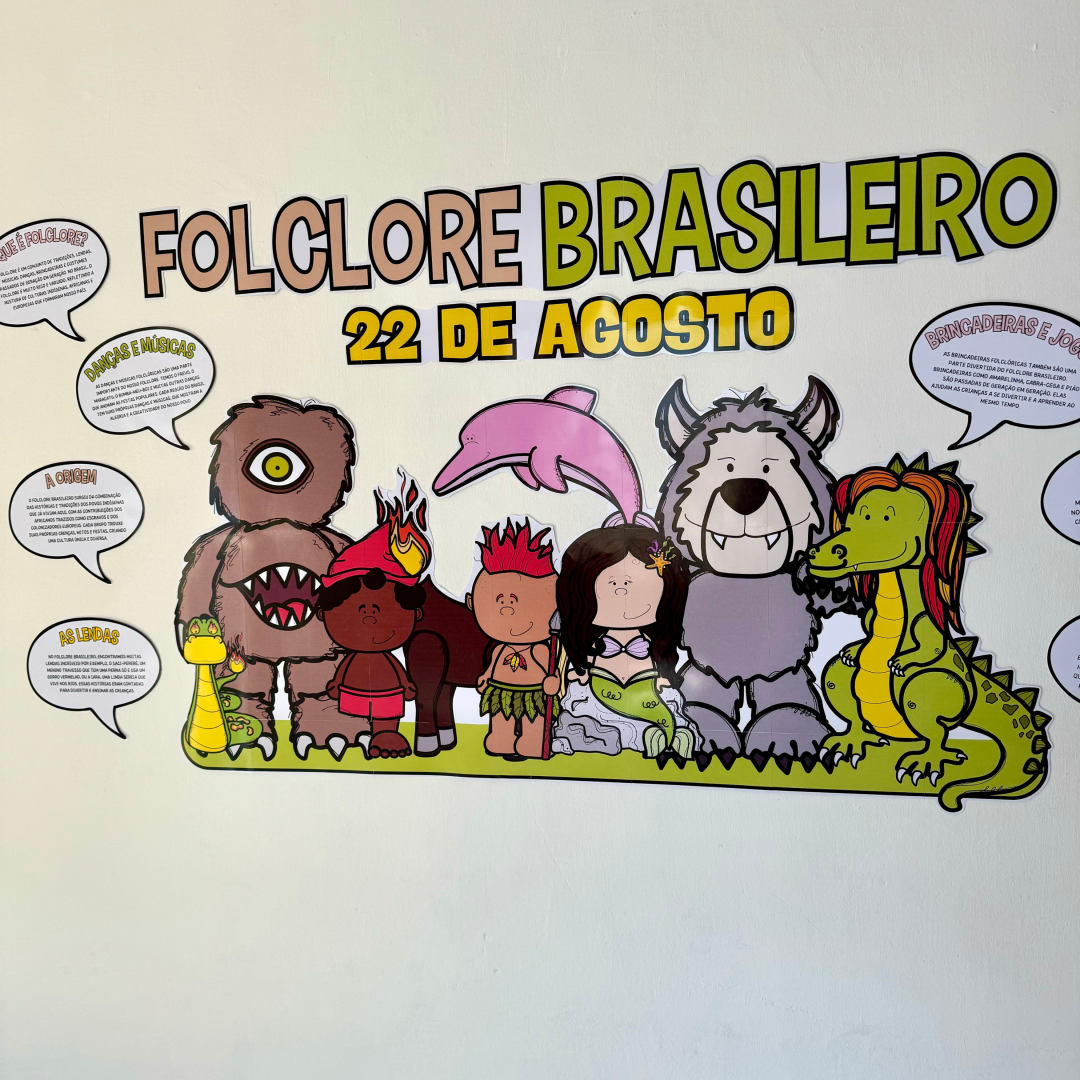 💚FOLCLORE BRASILEIRO PAINEL INFORMATIVO PRONTO PARA IMPRESSÃO E AMPLIADO