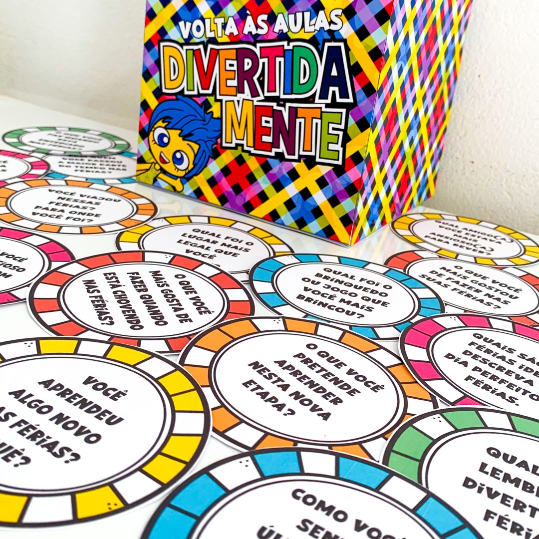 😍Dinâmica Volta às Aulas Divertidamente PRONTO PARA IMPRESSÃO!