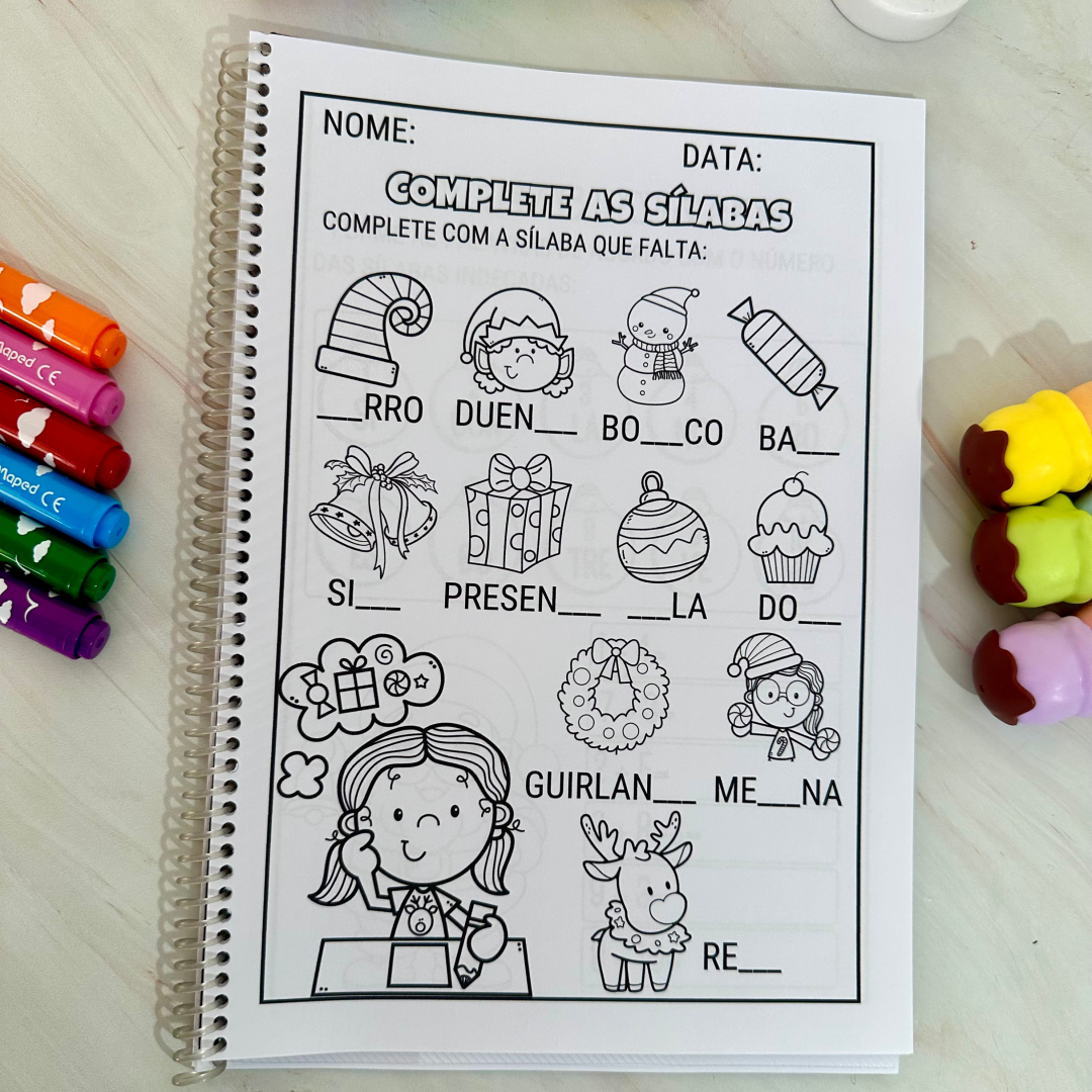 ✨ATIVIDADES NATAL APOSTILA 17 PÁGINAS