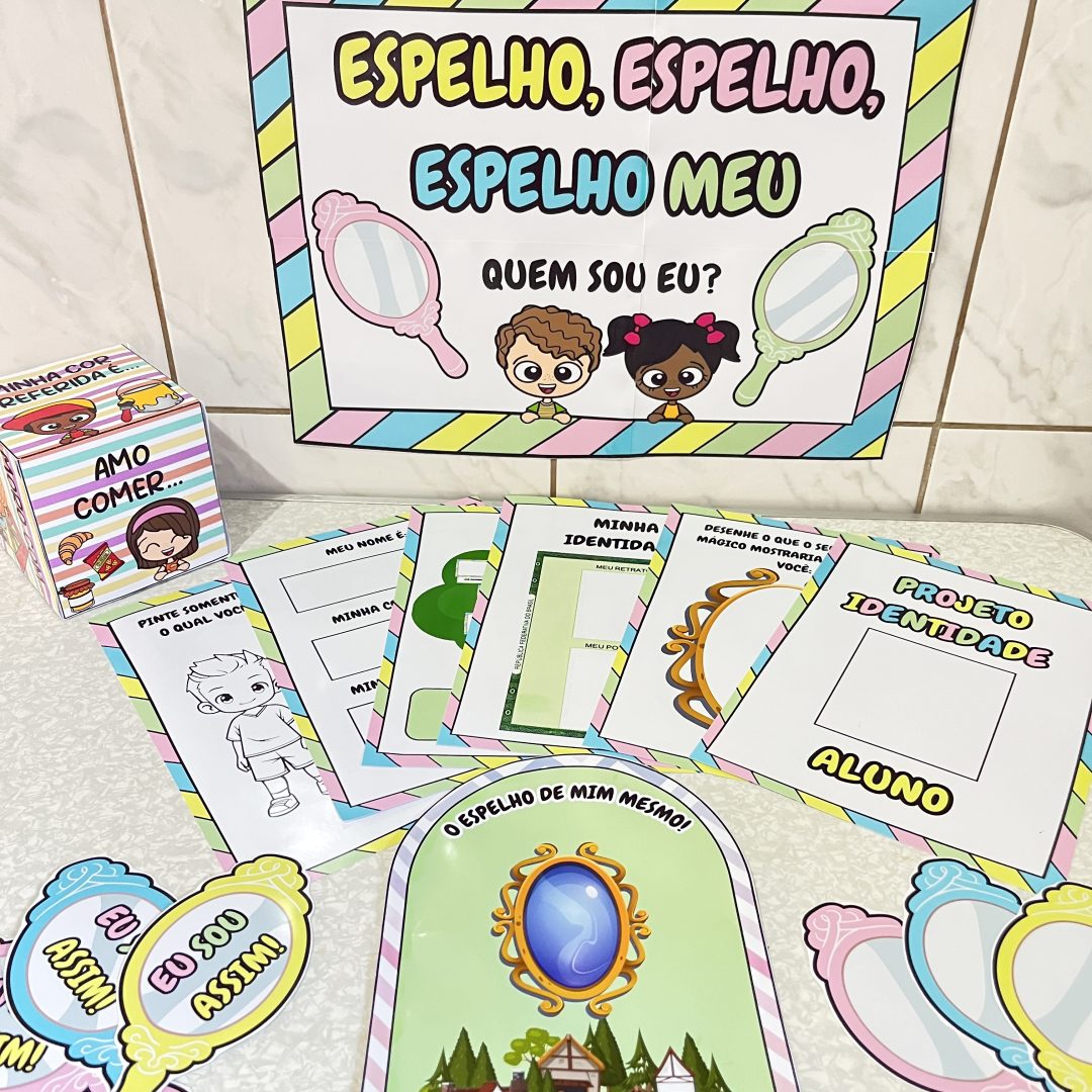 😍PROJETO IDENTIDADE EDUCAÇÃO INFANTIL ESPELHO ESPELHO MEU -PRONTO PARA IMPRIMIR