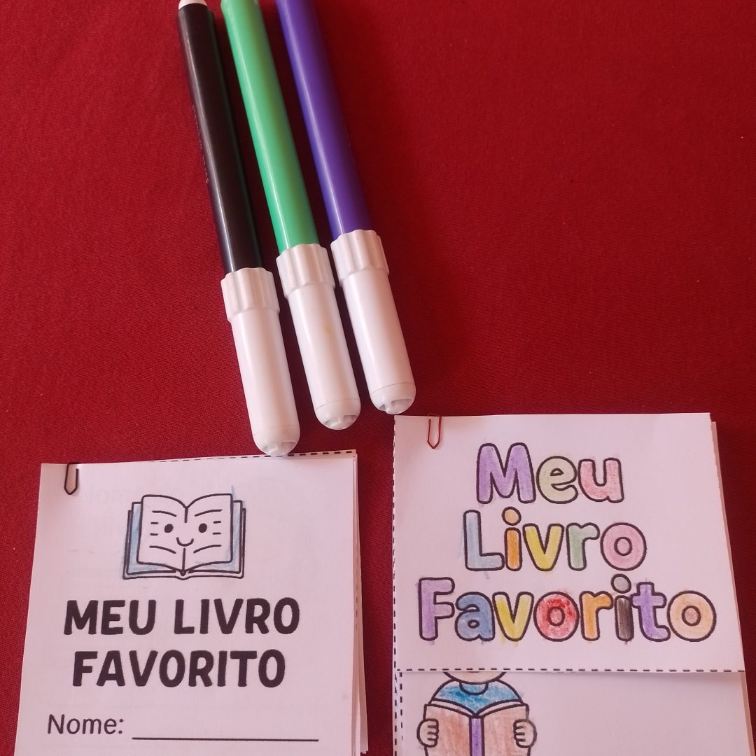 📗MEU LIVRO FAVORITO ATIVIDADE LIVRINHO