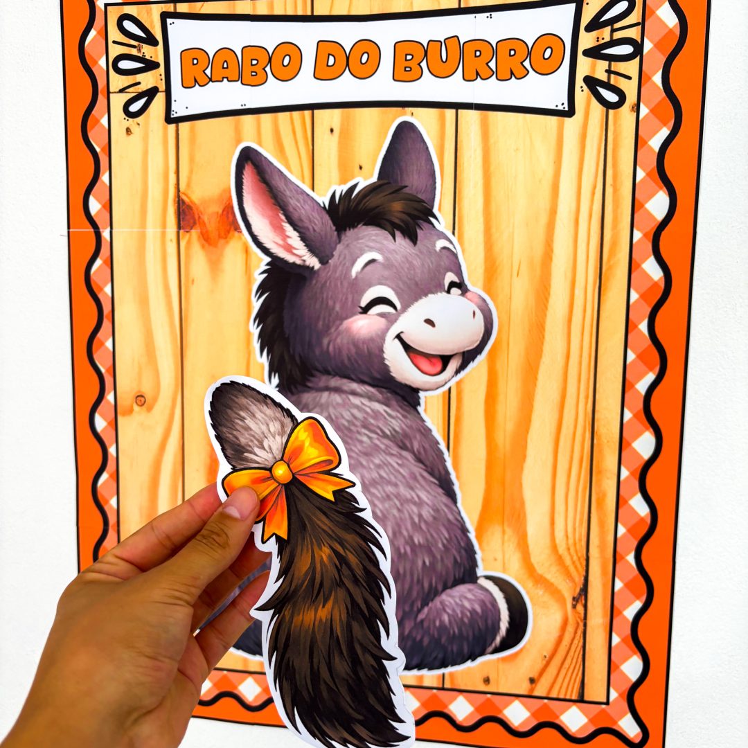 RABO DO BURRO DO PARA IMPRIMIR PAINEL RABO DO BURRO